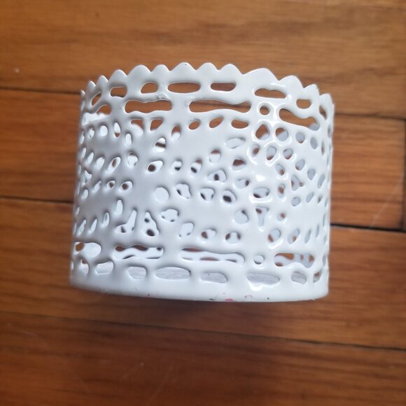 IKEA White Metal Tea Light Candle Holder Set - Picture 6 of 7